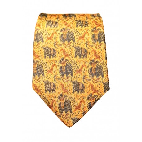 Dufy - Éléphants Orange