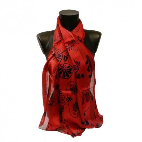 Jones - Palmettes grecques Rouge