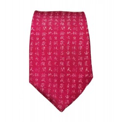 Cravate soie : Calligraphie Chinoise