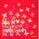 Dufy - Papillons (T) Rouge