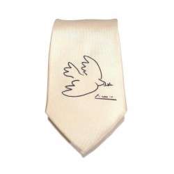Cravate soie : Picasso - Colombe