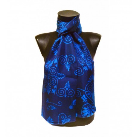 Jones - Palmettes grecques Bleu Jones - Palmettes grecques Bleu