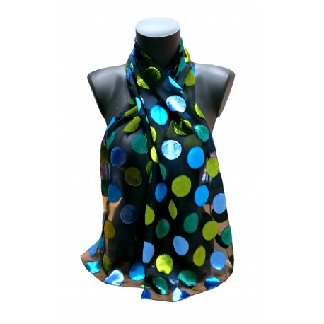 Pois 4 Bleu vert Pois 4 Bleu vert