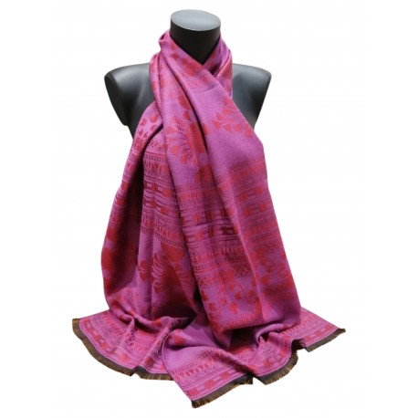 Jones - Lotus et Papyrus, Laine & soie Rose 45cm