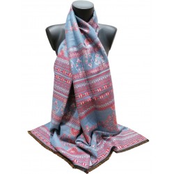 Jones - Lotus et Papyrus, Laine & soie Rouge gris 45cm