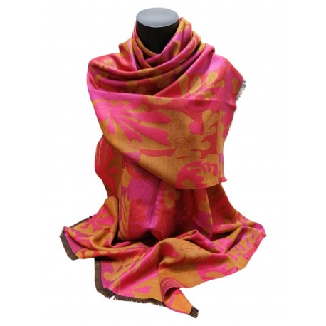 Inspiration Matisse Collages - Laine & soie Rose 70cm