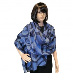 Inspiration Delaunay Sonia - Laine & soie Bleu 70cm