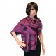 Inspiration Delaunay Sonia - Laine & soie Bordeaux 45cm