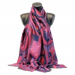 Inspiration Delaunay Sonia - Laine & soie Bordeaux 45cm