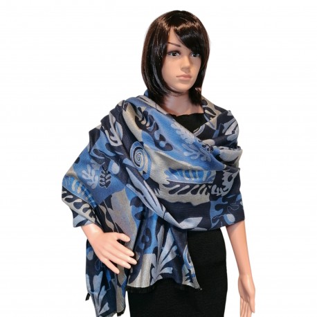 Matisse Collages - Laine & soie Bleu 70cm