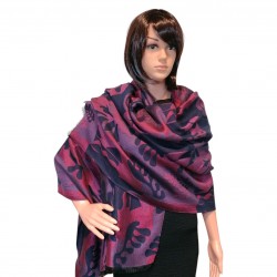 Inspiration Matisse Collages - Laine & soie Bordeaux 70cm