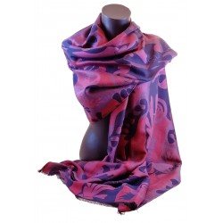 Inspiration Matisse Collages - Laine & soie Bordeaux 70cm