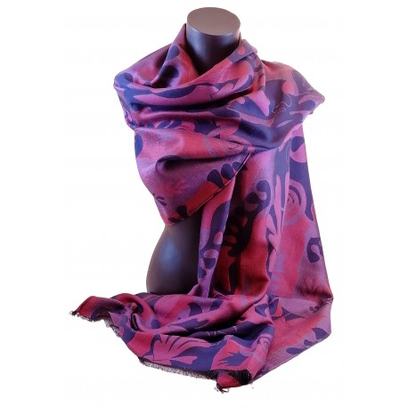 Matisse Collages - Laine & soie Bordeaux 70cm