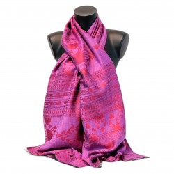 Jones - Lotus et Papyrus, Laine & soie Rose 45cm