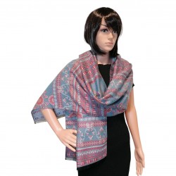 Jones - Lotus et Papyrus, Laine & soie Gris rouge 45cm