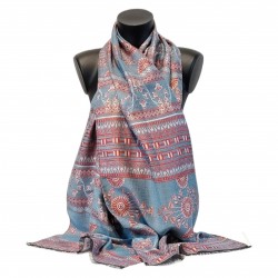Jones - Lotus et Papyrus, Laine & soie Gris rouge 45cm