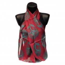 Fortuny - Fleurs exotiques Rouge