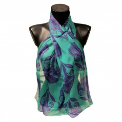 Fortuny - Fleurs exotiques Vert