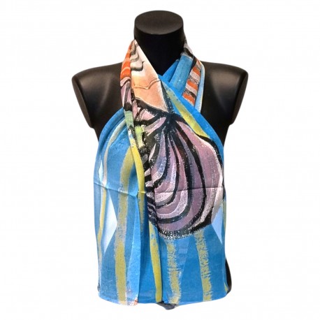 Picasso - Buste de femme au chapeau rayé