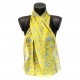 Ruhlmann - Dessin textile Bleu jaune