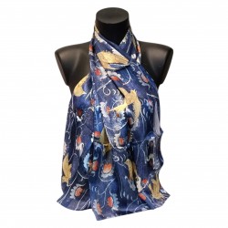 Tapisserie de l'Apocalypse d'Angers - Chute de Babylone Bleu