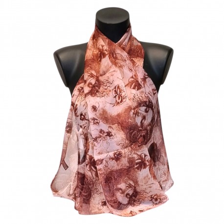 Vinci - Étude pour la tête de Léda Rose