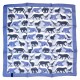 Pompon - Animaux Bleu